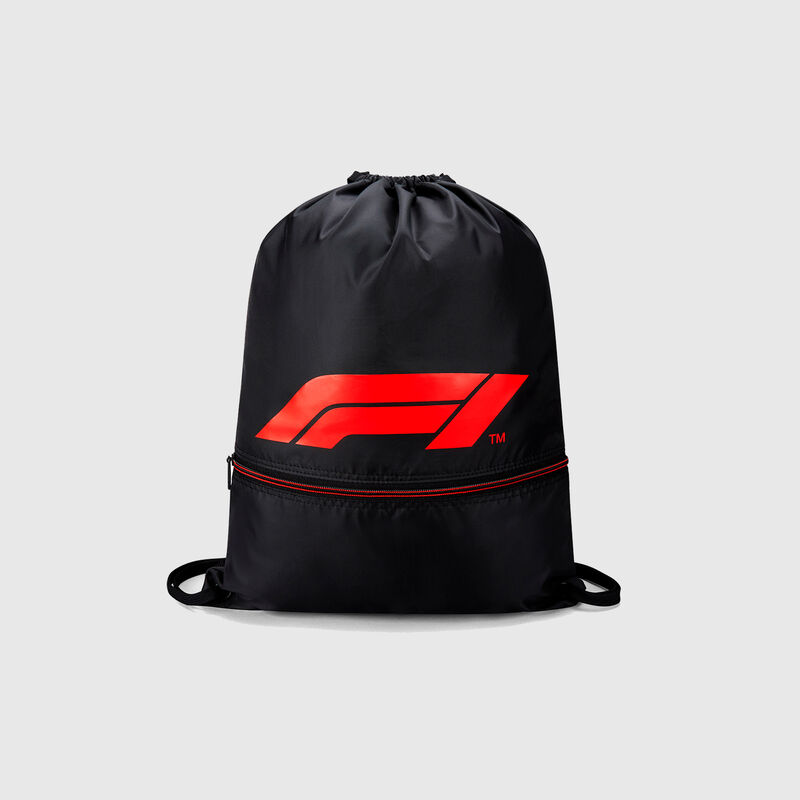 F1 FW LOGO PULL BAG - black